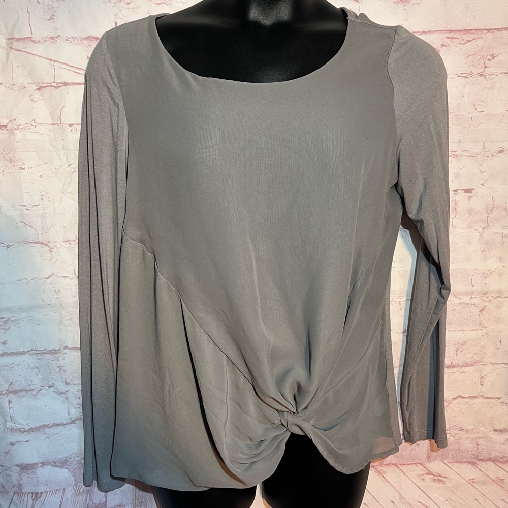 Anne Klein Gray Shirt